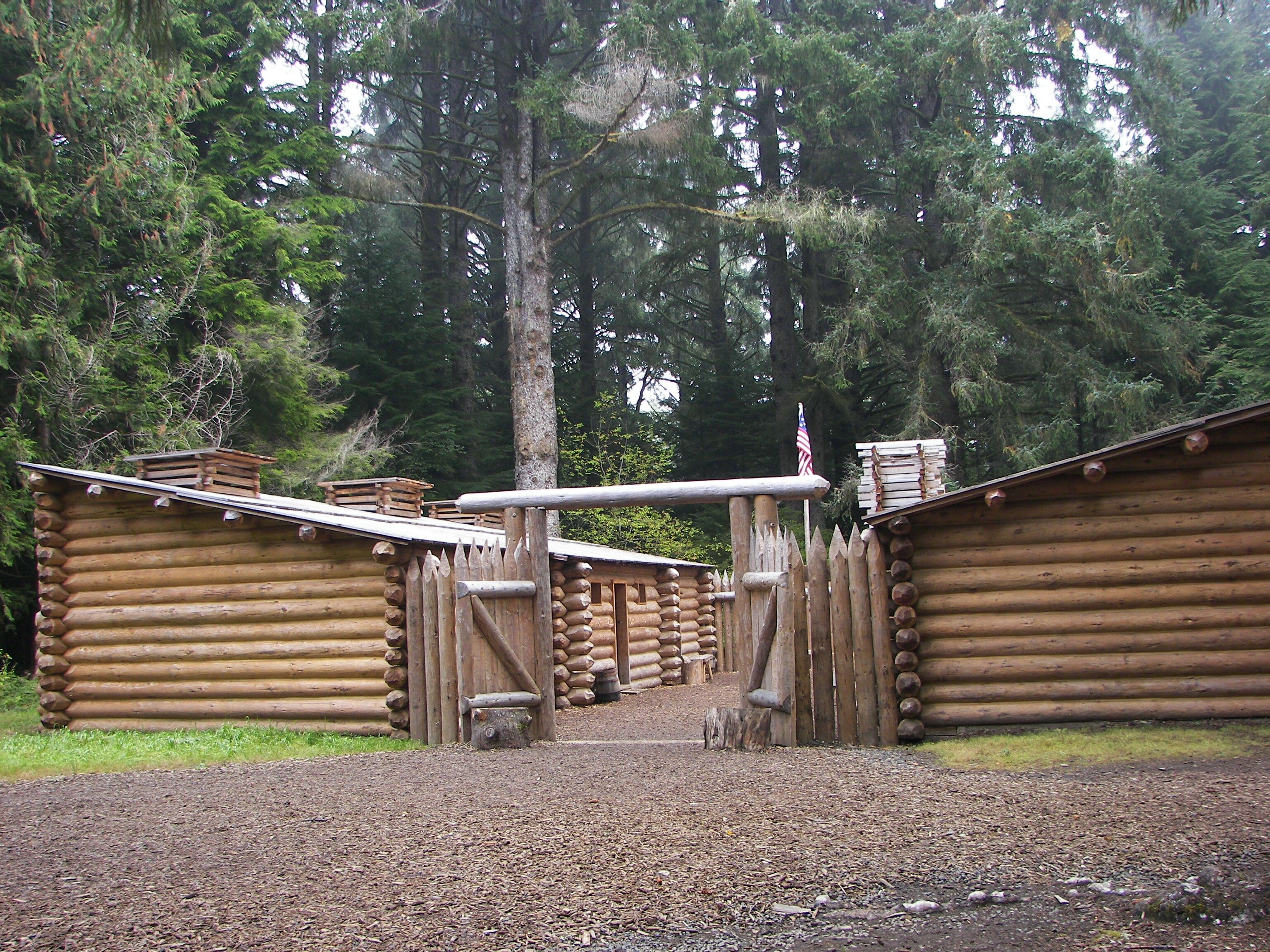 Fort Clatsop-Winter camp of Lewis and Clark.